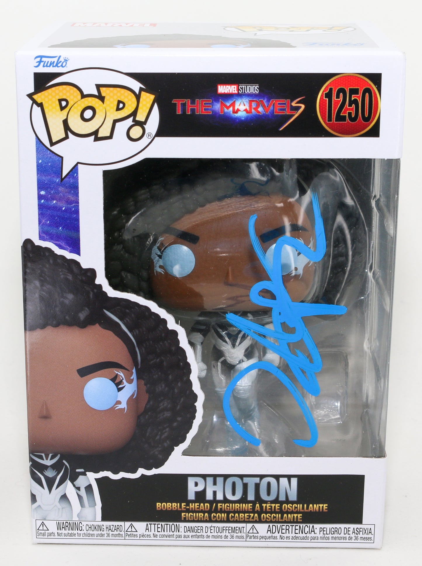 
                  
                    Teyonah Parris as Photon in The Marvels (Beckett) Signed Funko POP! #1250
                  
                