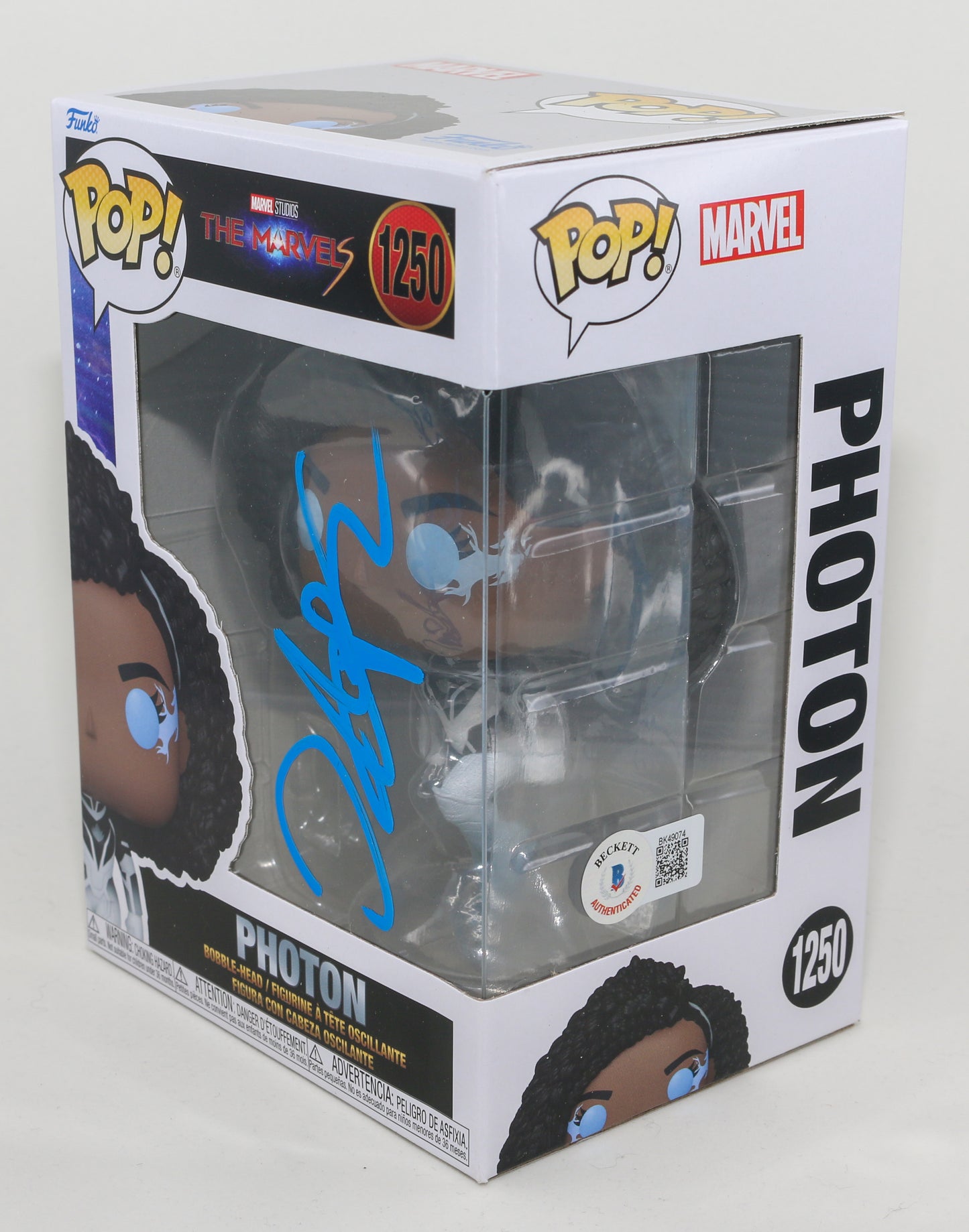
                  
                    Teyonah Parris as Photon in The Marvels (Beckett) Signed Funko POP! #1250
                  
                