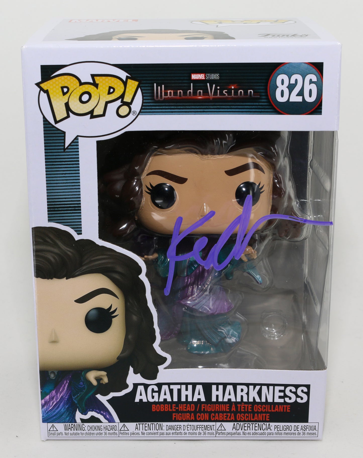 
                  
                    Kathryn Hahn as Agatha Harkness in WandaVision (SWAU) Signed Funko POP! #826
                  
                