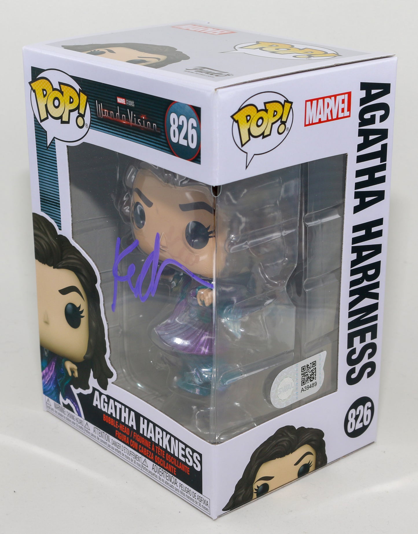
                  
                    Kathryn Hahn as Agatha Harkness in WandaVision (SWAU) Signed Funko POP! #826
                  
                