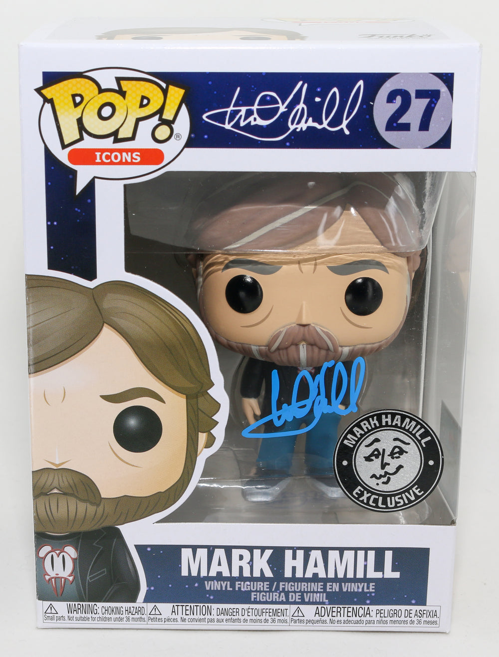 Mark Hamill Official Pix/Mark Hamill Exclusive Edition Signed Funko POP! #27