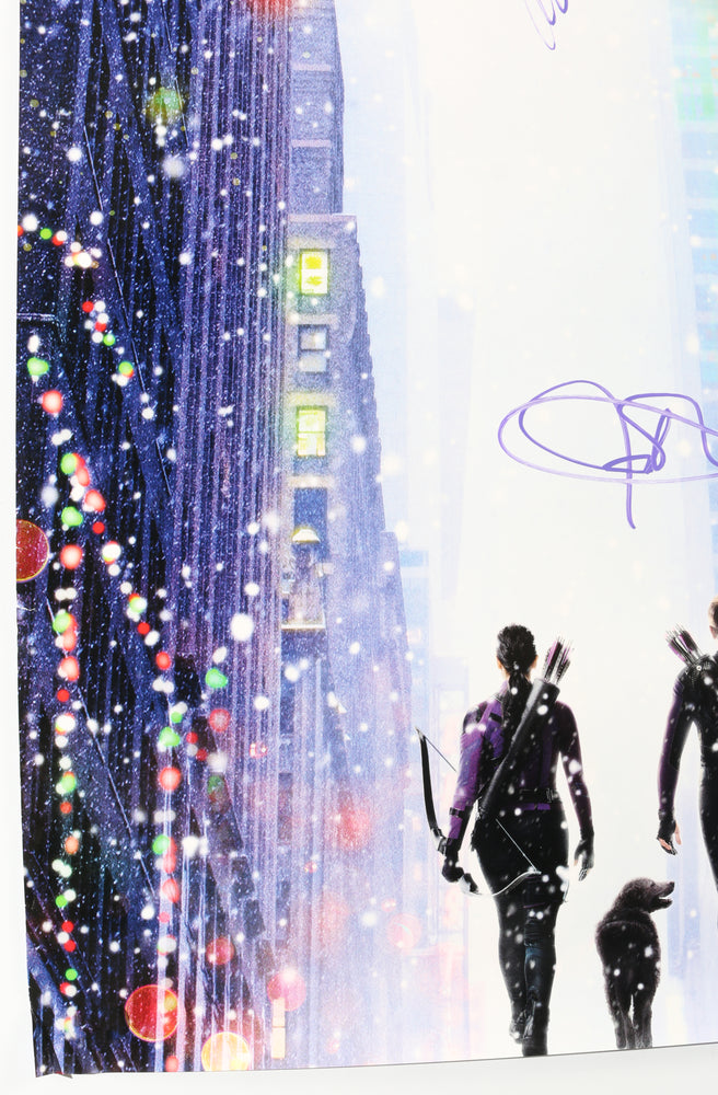 
                  
                    Jeremy Renner as Clint Barton & Alaqua Cox as Maya Lopez in Hawkeye Signed 27x40 Poster
                  
                