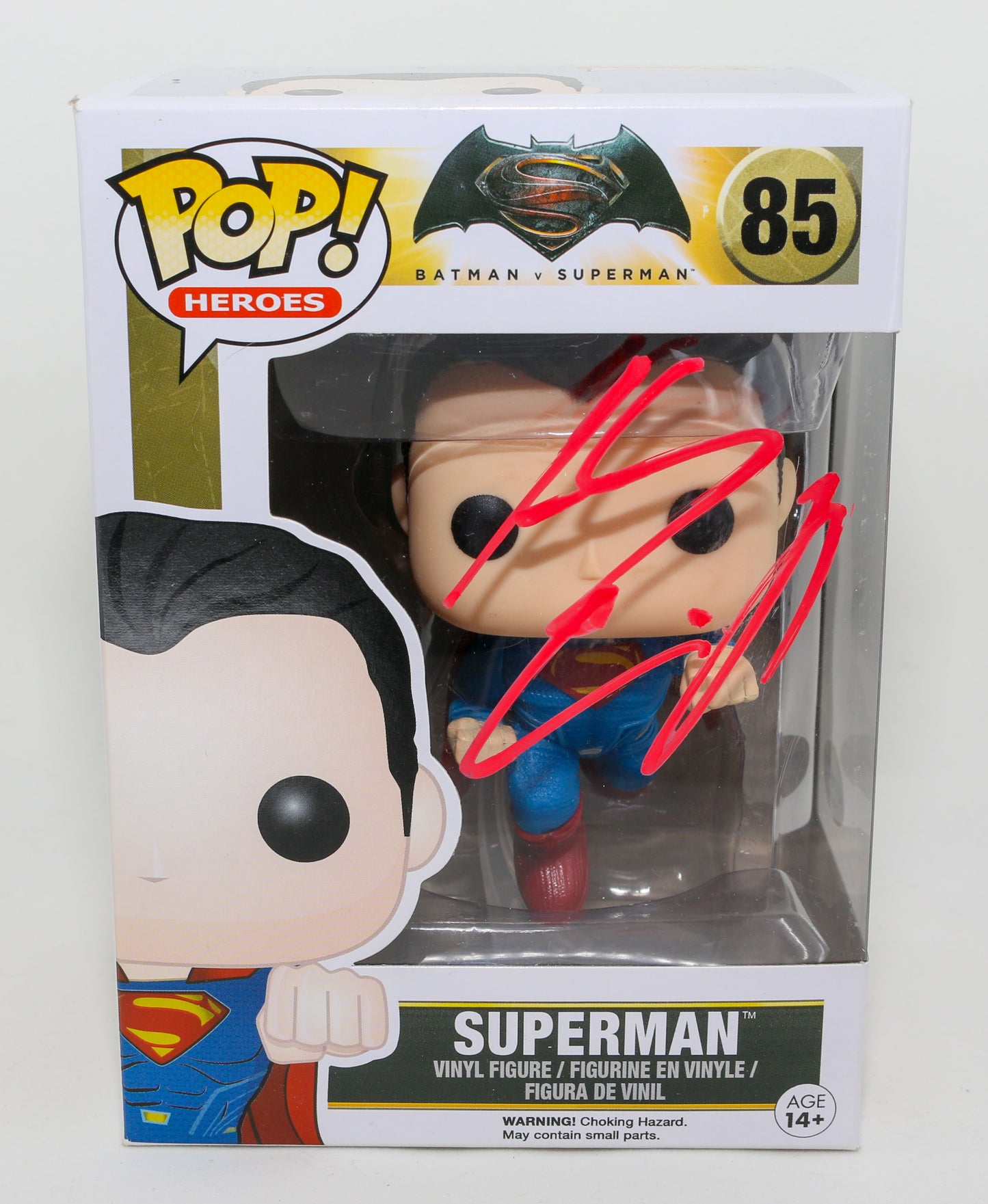 
                  
                    Henry Cavill as Superman in Batman v Superman (Autograph COA) Signed Funko POP! #85
                  
                