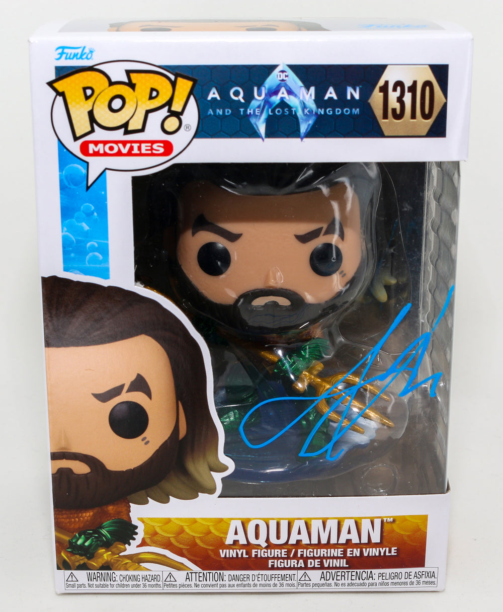 Jason Momoa as Aquaman in Aquaman and the Lost Kingdom (Beckett) Signed Funko POP! #1310