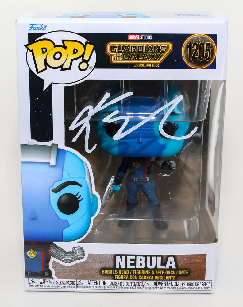 
                  
                    Karen Gillan as Nebula in Guardians of the Galaxy Vol. 3 (SWAU) Signed Funko POP! #1205
                  
                