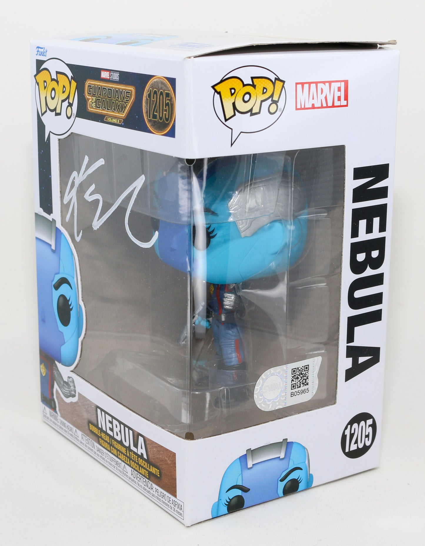
                  
                    Karen Gillan as Nebula in Guardians of the Galaxy Vol. 3 (SWAU) Signed Funko POP! #1205
                  
                