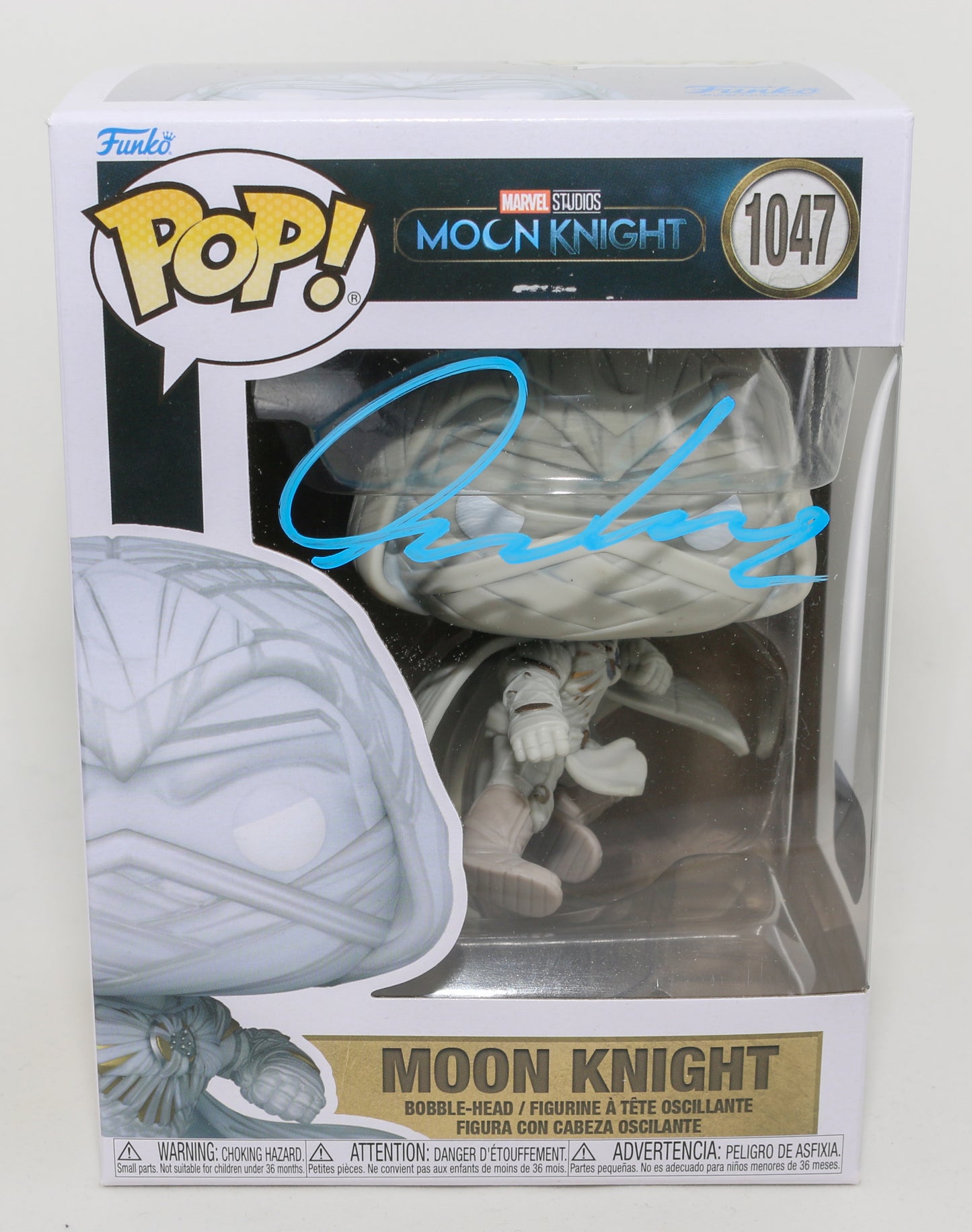 
                  
                    Oscar Isaac as Moon Knight in Moon Knight (SWAU) Signed Funko POP! #1047
                  
                