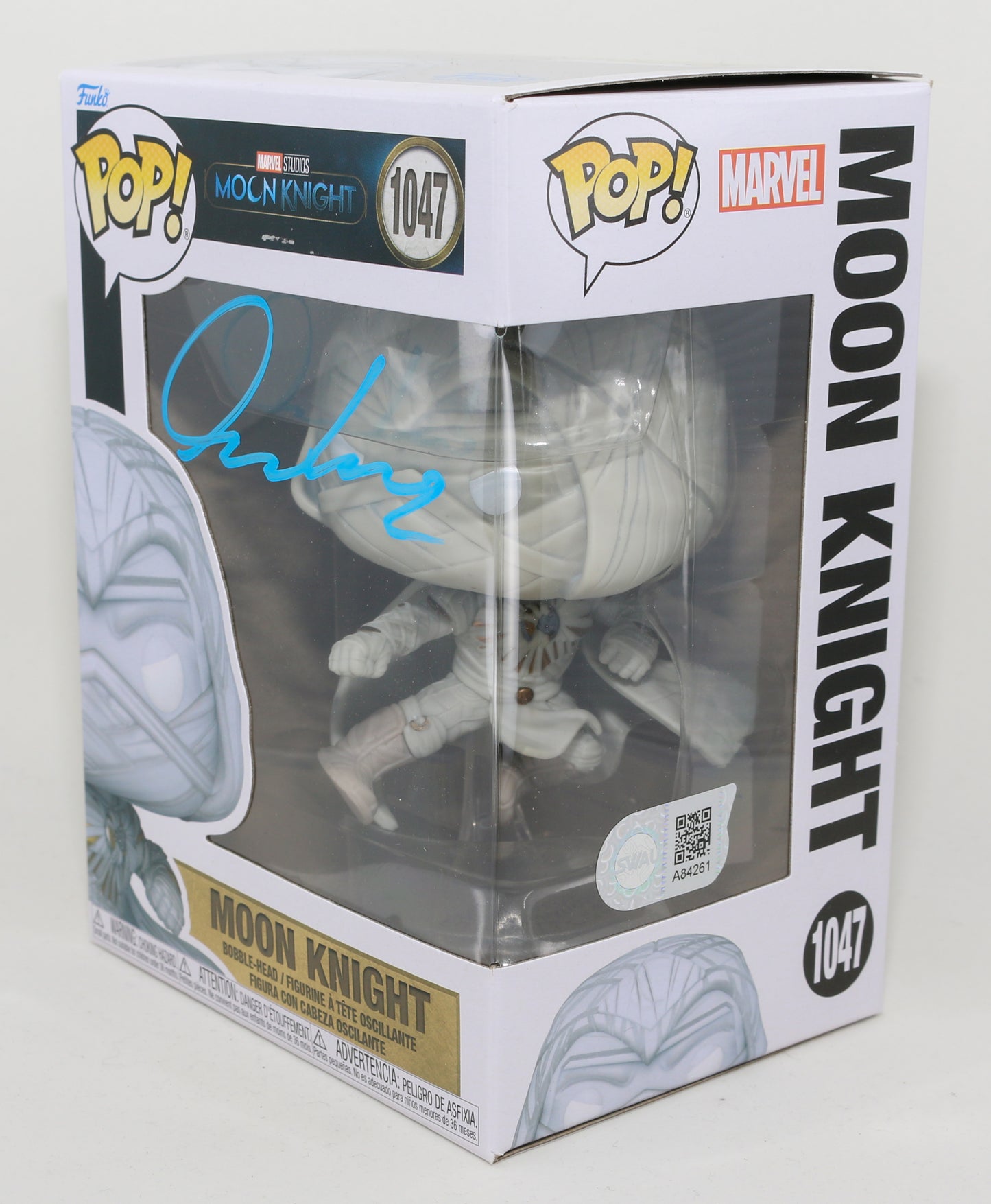 
                  
                    Oscar Isaac as Moon Knight in Moon Knight (SWAU) Signed Funko POP! #1047
                  
                