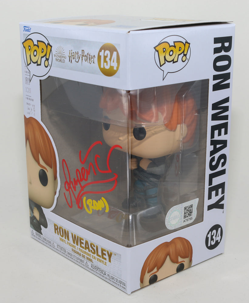 
                  
                    Rupert Grint as Ron Weasley in Harry Potter (SWAU) Signed Funko POP! #134 with Character Name
                  
                