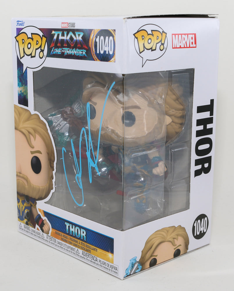 
                  
                    Chris Hemsworth as Thor in Thor: Love and Thunder (SWAU) Signed Funko POP! #1040
                  
                