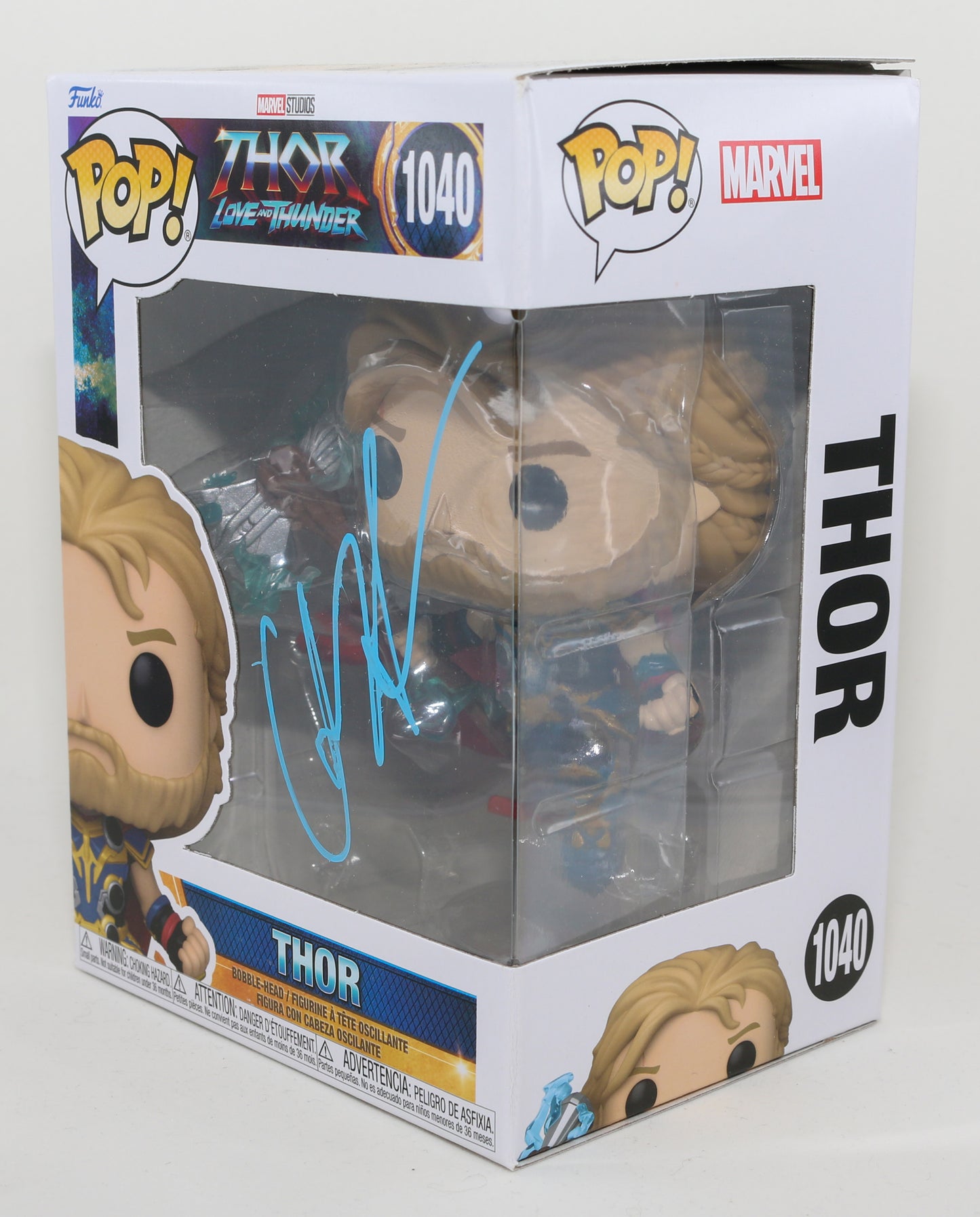 
                  
                    Chris Hemsworth as Thor in Thor: Love and Thunder (SWAU) Signed Funko POP! #1040
                  
                