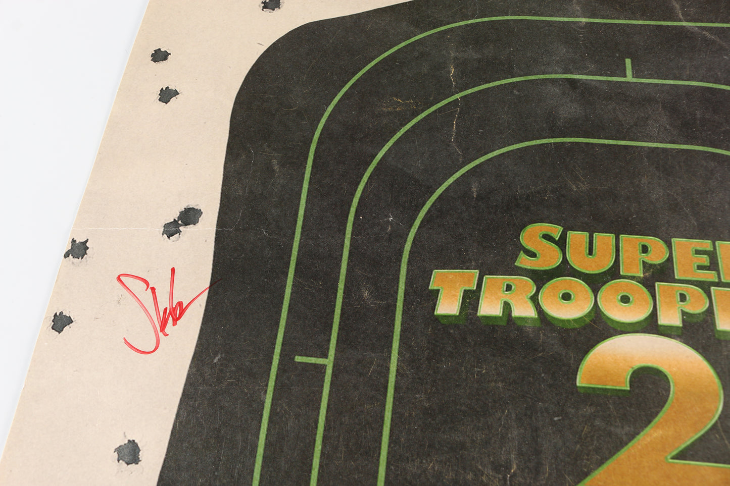 
                  
                    Super Troopers 2 18x24 Poster Cast Signed by Jay Chandrasekhar, Kevin Hefferman, Steve Lemme, & Paul Soter
                  
                