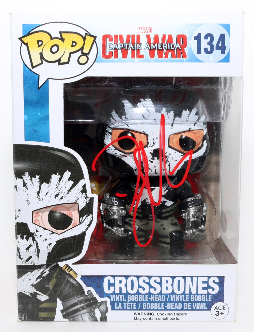 Frank Grillo as Crossbones in Captain America: Civil War (JSA) Signed Funko POP! #134