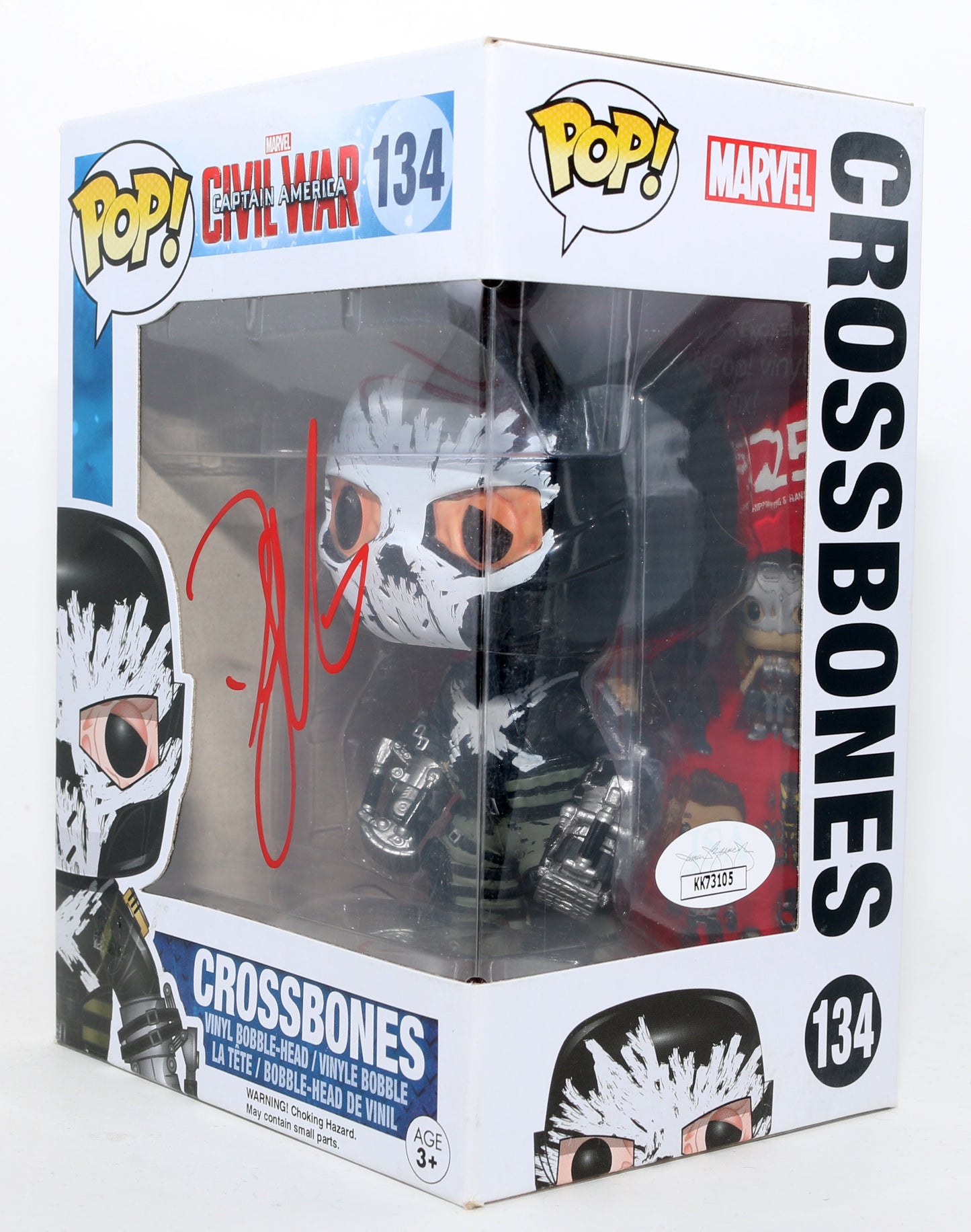
                  
                    Frank Grillo as Crossbones in Captain America: Civil War (JSA) Signed Funko POP! #134
                  
                