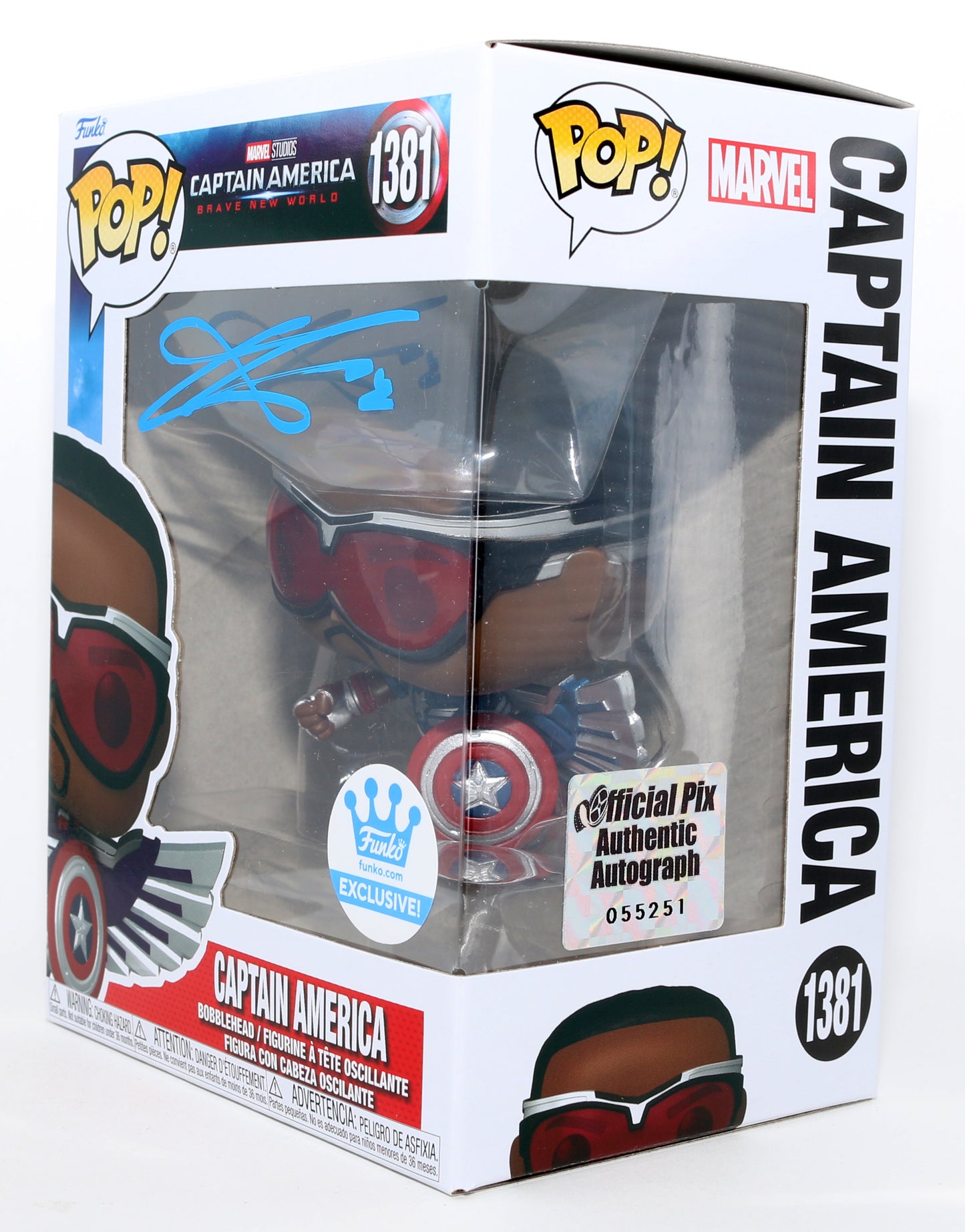 
                  
                    Anthony Mackie as Sam Wilson in Captain America: Brave New World Funko Store Exclusive (Official Pix) Signed Funko POP! #1381
                  
                