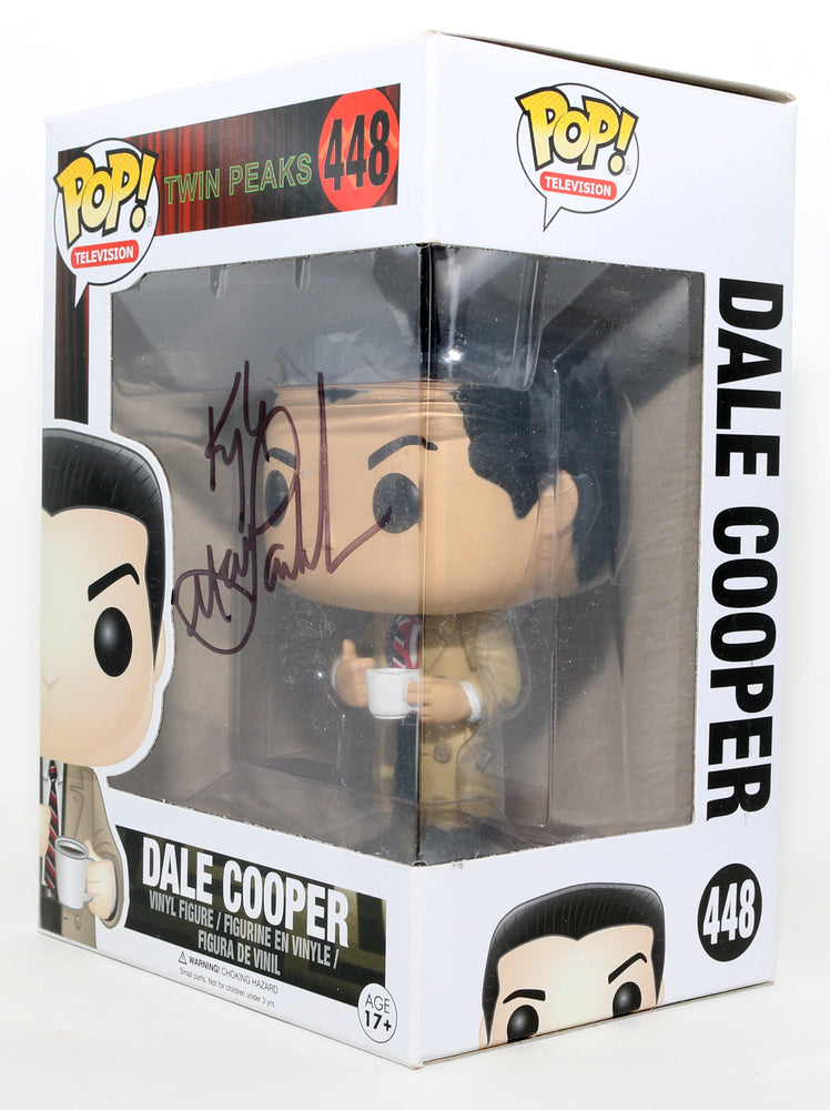 
                  
                    Kyle MacLachlan as Dale Cooper in Twin Peaks Signed Funko POP! #448
                  
                