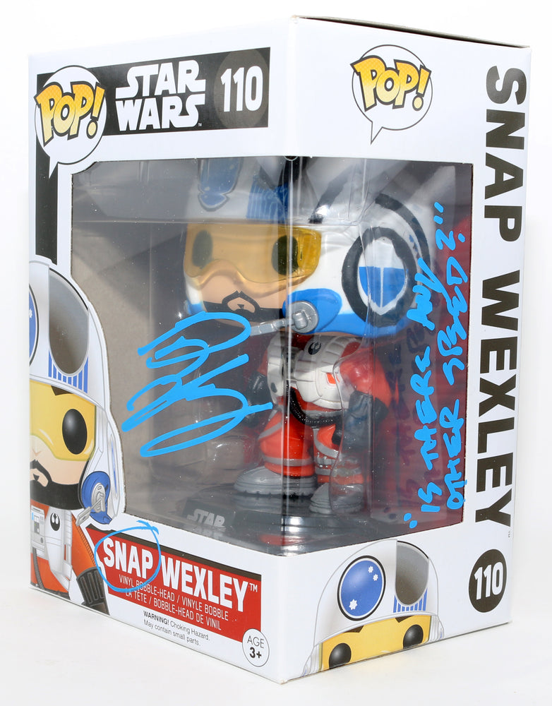
                  
                    Greg Grunberg as Snap Wexley in Star Wars: The Force Awakens Signed Funko POP! #110 with Quote
                  
                