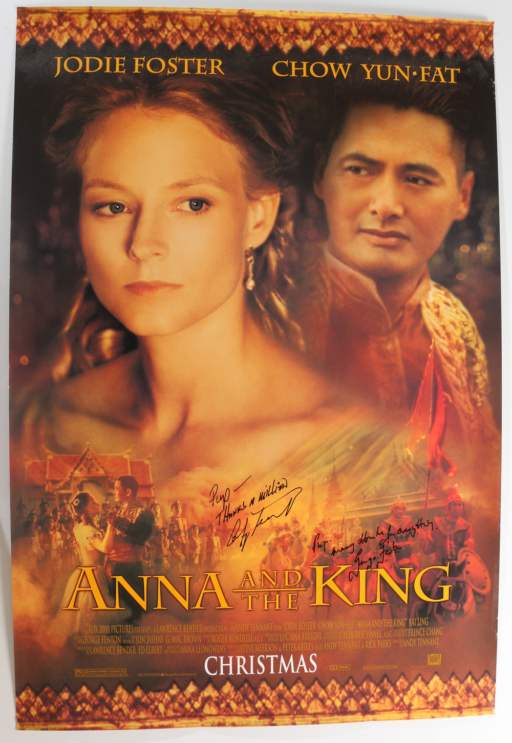 Anna and the King 27x40 Poster (From the Collection of Famed Sound Recordist: Craig 