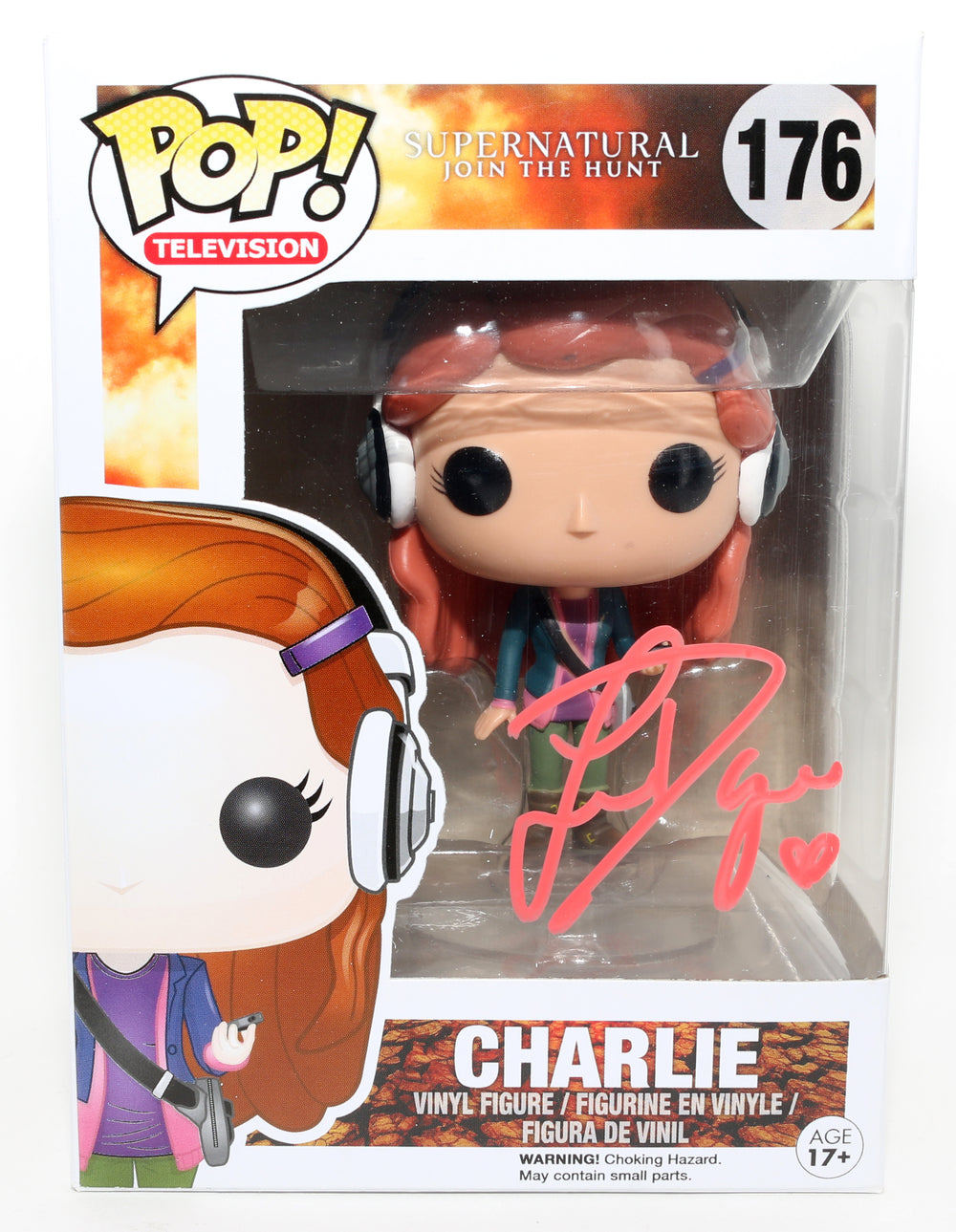 Felicia Day as Charlie Bradbury in Supernatural Signed Funko POP! #176