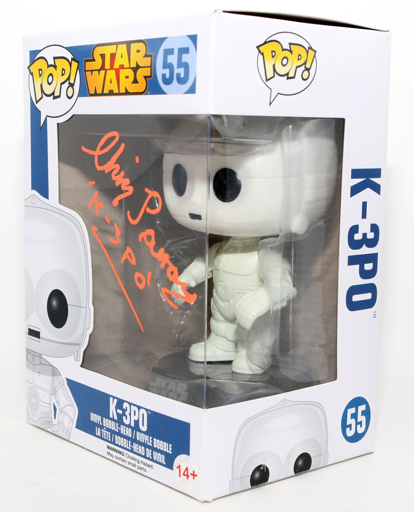 
                  
                    Chris Parsons as K-3PO in Star Wars: The Empire Strikes Back Signed Funko POP! #55 with Character Name
                  
                