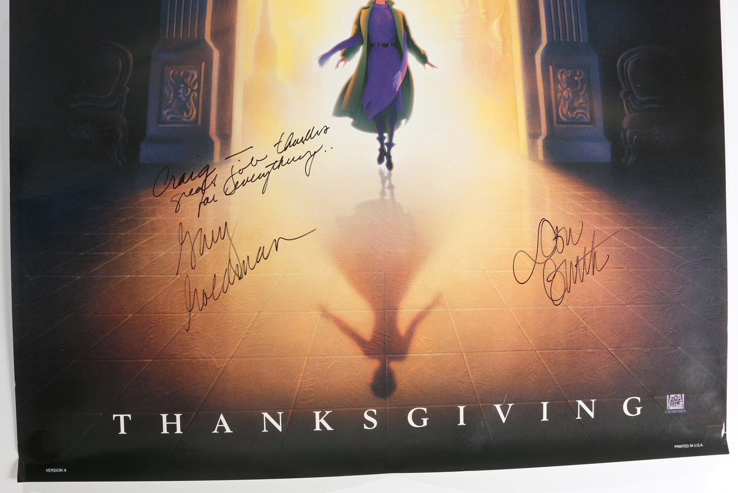 
                  
                    Anastasia 27x40 Poster (From the Collection of Famed Sound Recordist: Craig "Pup" Heath) Signed by Directors: Gary Goldman & Don Bluth
                  
                