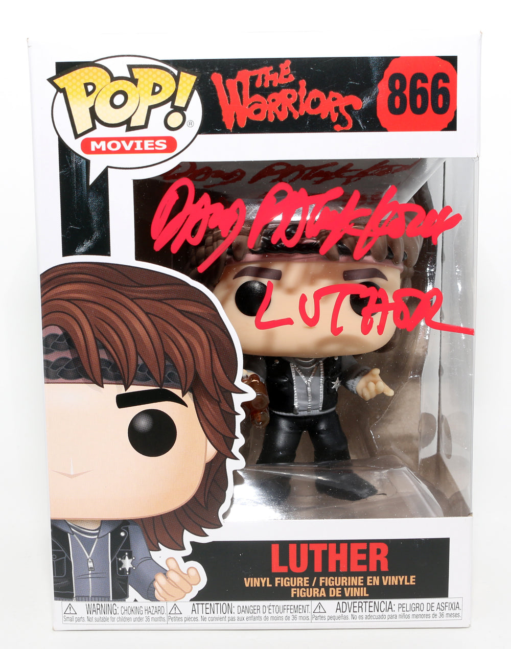 David Patrick as Kelly Luther in The Warriors (JSA) Signed Funko POP! #866 with Character Name