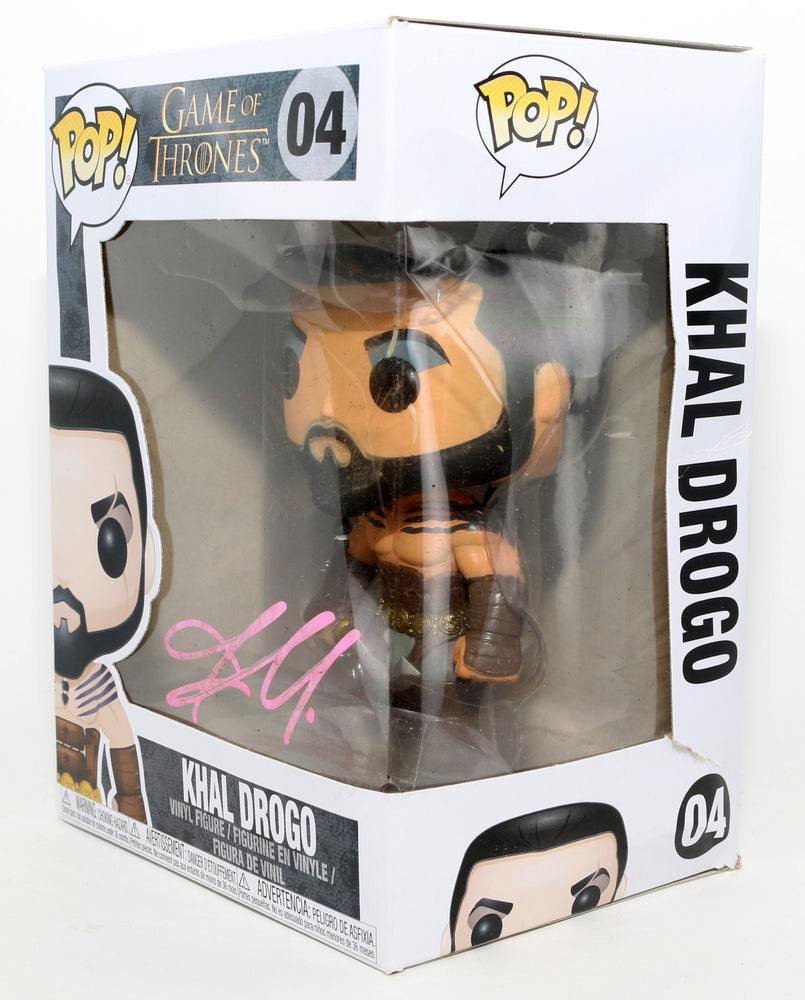 
                  
                    Jason Momoa as Khal Drogo in Game of Thrones Signed Funko POP! #04
                  
                