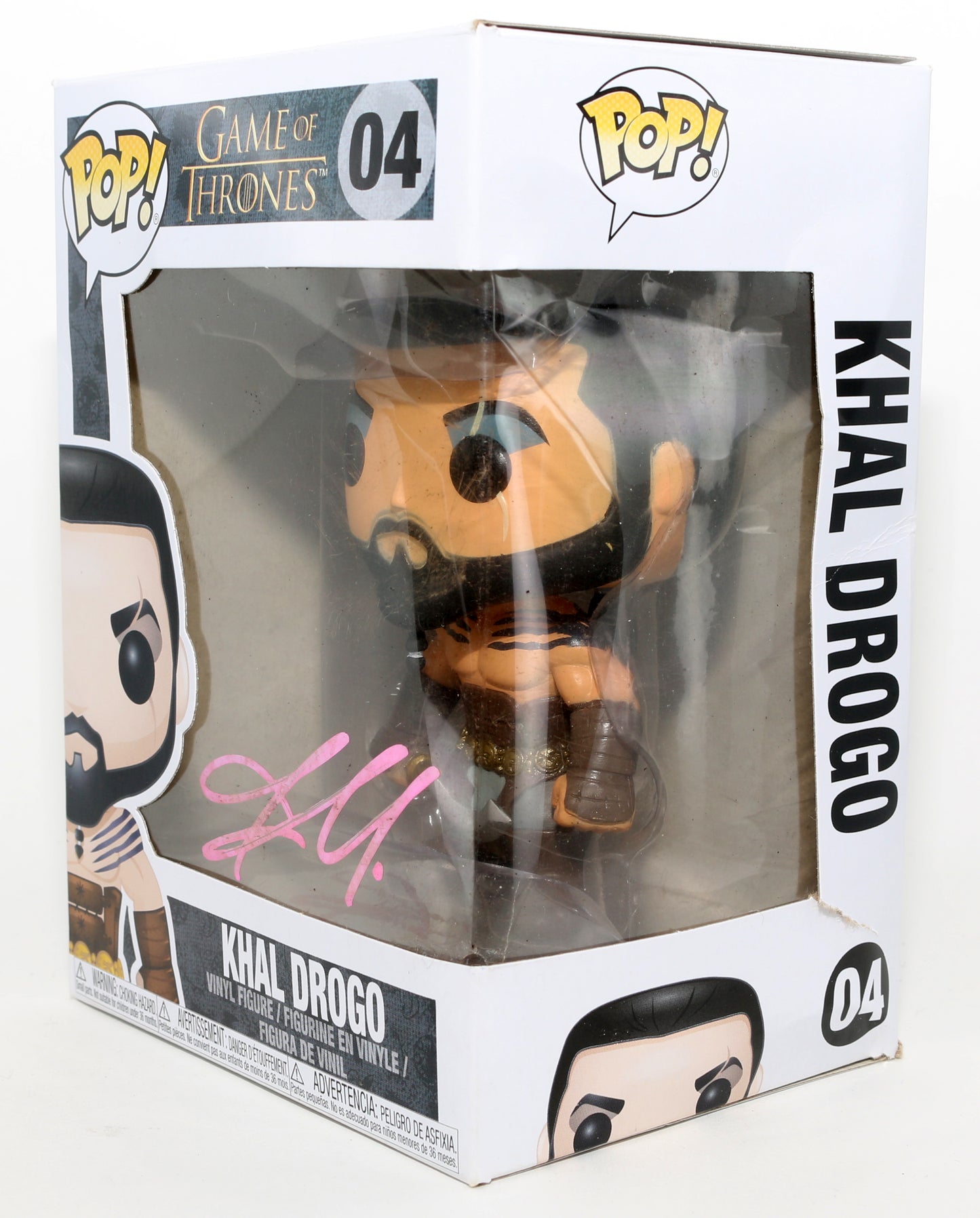 
                  
                    Jason Momoa as Khal Drogo in Game of Thrones Signed Funko POP! #04
                  
                