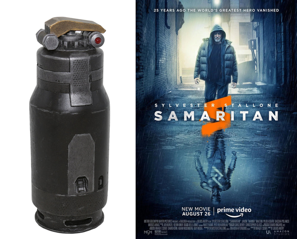 
                  
                    Samaritan Light Up Resin Grenade Used by Sylvester Stallone Amazon Movie Prop - 2022
                  
                