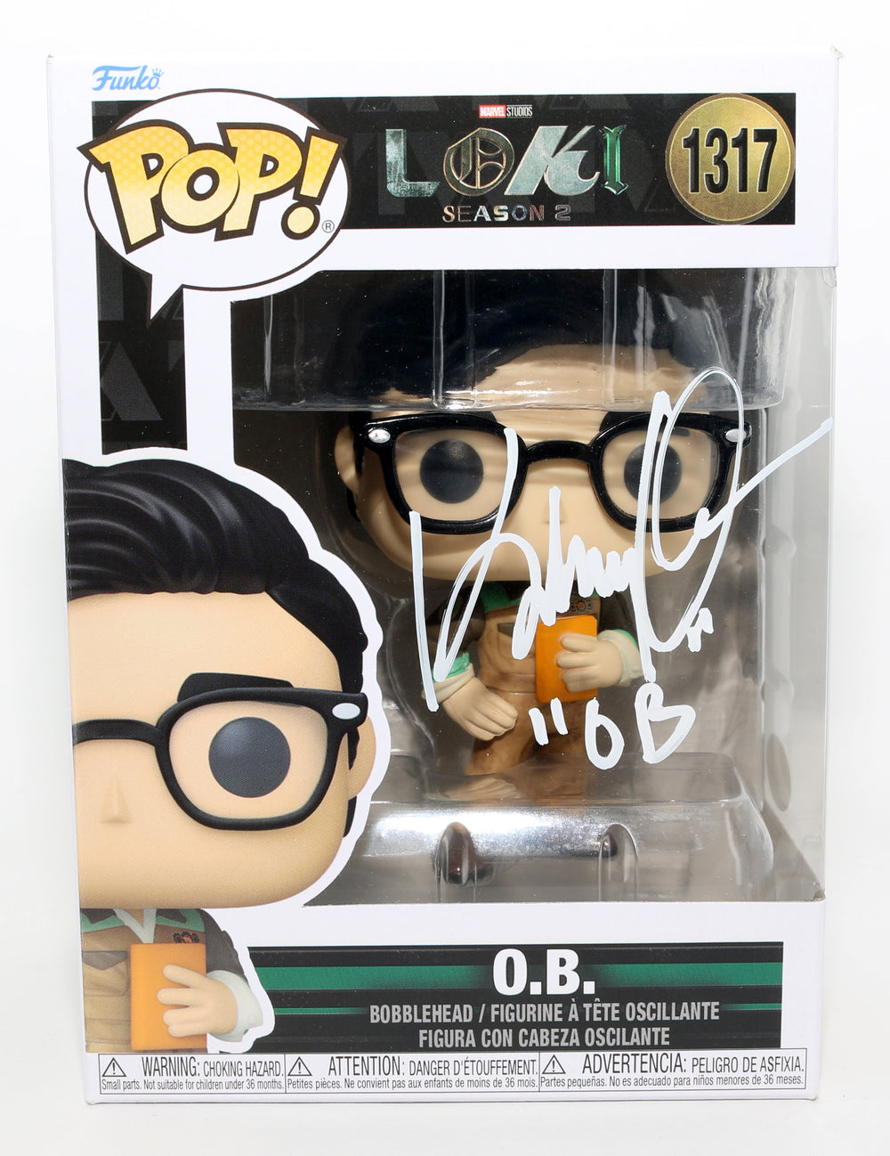 Ke Huy Quan as O.B. in Loki (JSA) Signed Funko POP! #1317 with Character Name