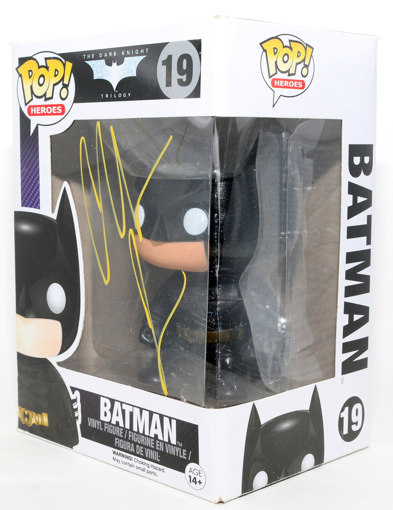 
                  
                    Christian Bale as Batman in Christopher Nolan's The Dark Knight Trilogy Signed Funko POP! #19
                  
                