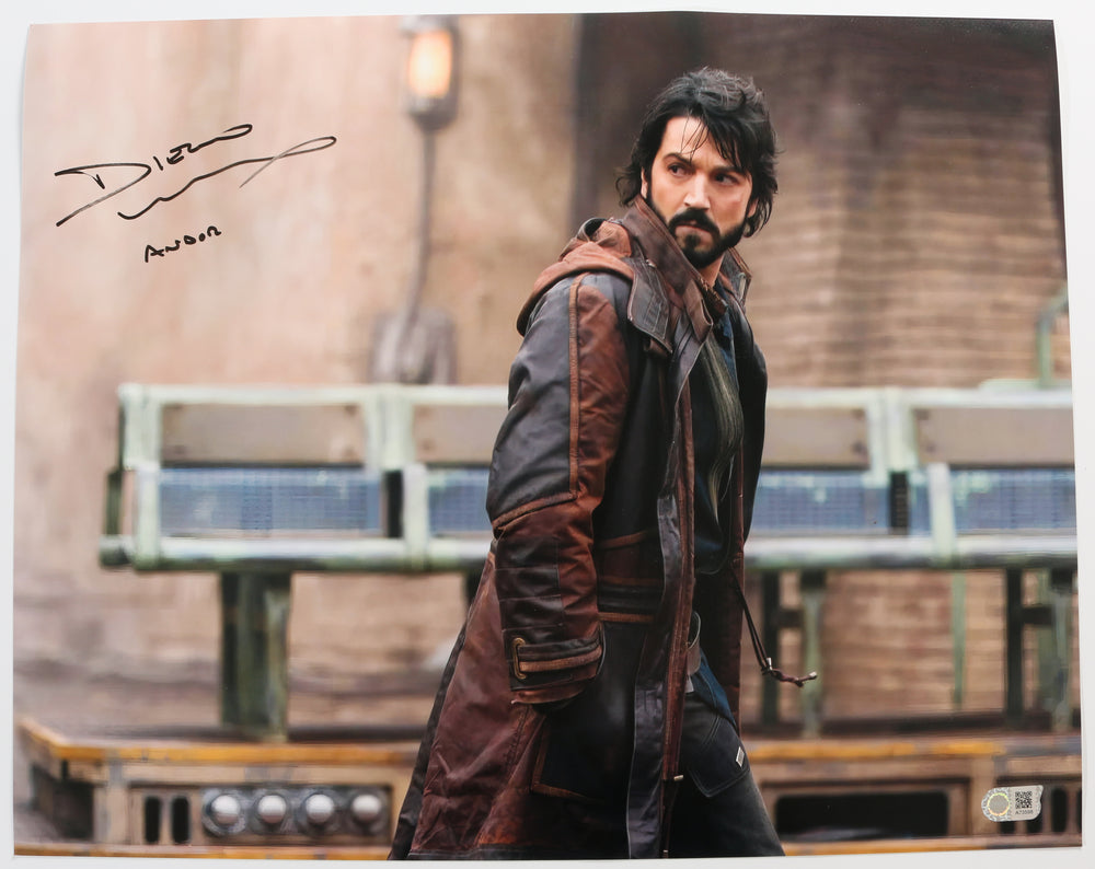 Diego Luna as Cassian Andor in Star Wars: Andor (SWAU) Signed 16x20 Photo with Character Name
