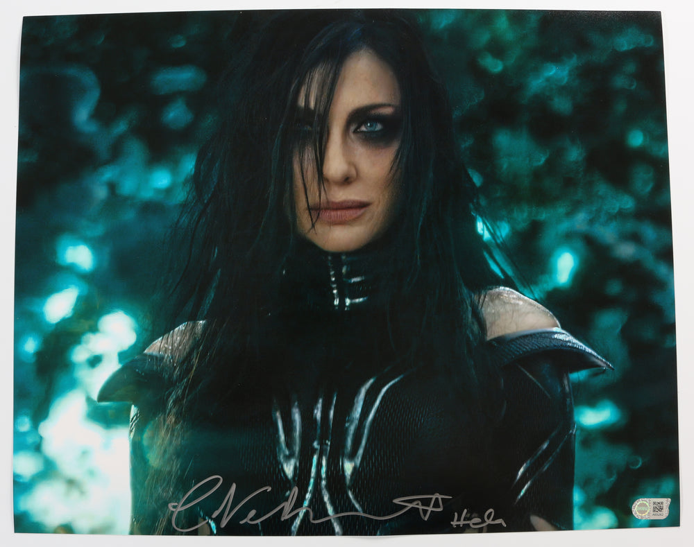 Cate Blanchett as Hela in Thor: Ragnarok (SWAU) Signed 16x20 Photo with Character Name