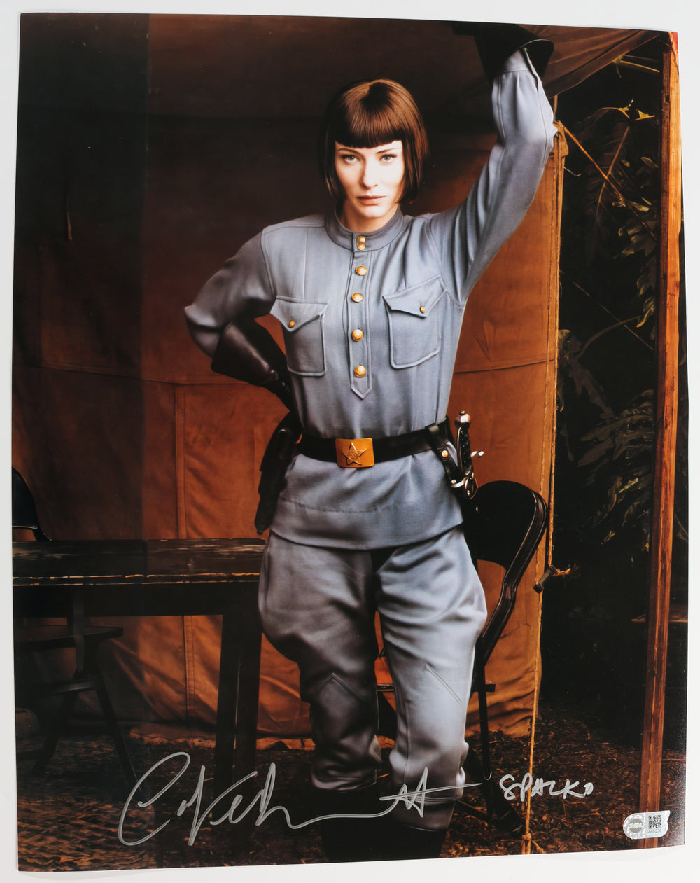 Cate Blanchett as Irina Spalko in Indiana Jones and the Kingdom of the Crystal Skull (SWAU) Signed 16x20 Photo with Character Name