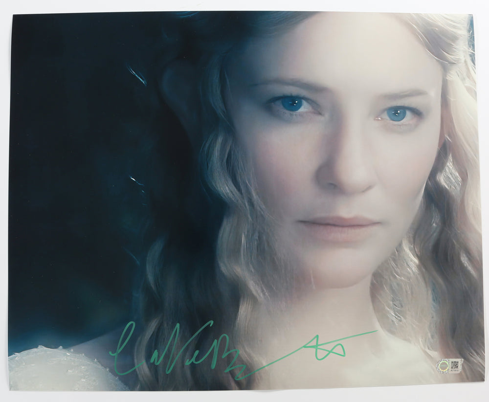 Cate Blanchett as Galadriel in The Lord of the Rings: Fellowship of the Ring (SWAU) Signed 16x20 Photo
