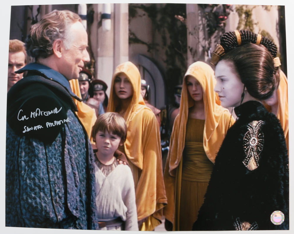Ian McDiarmid as Senator Palpatine in Star Wars Episode I: The Phantom Menace (SWAU) Signed 16x20 Photo with Character Name