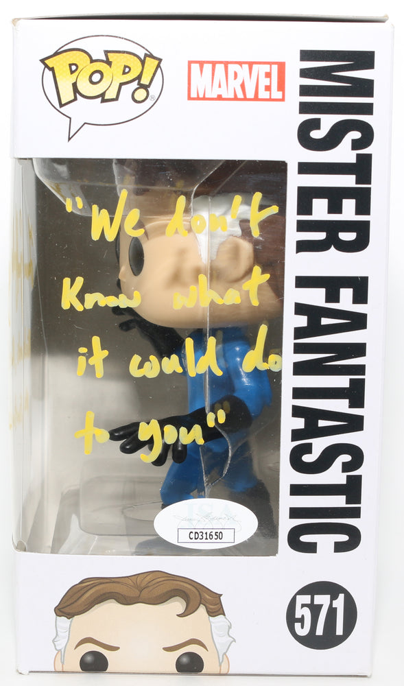 
                  
                    Ioan Gruffudd as Reed Richards / Mr. Fantastic in Fantastic Four (JSA) Signed Funko POP! #571 with Character Name & Quote
                  
                