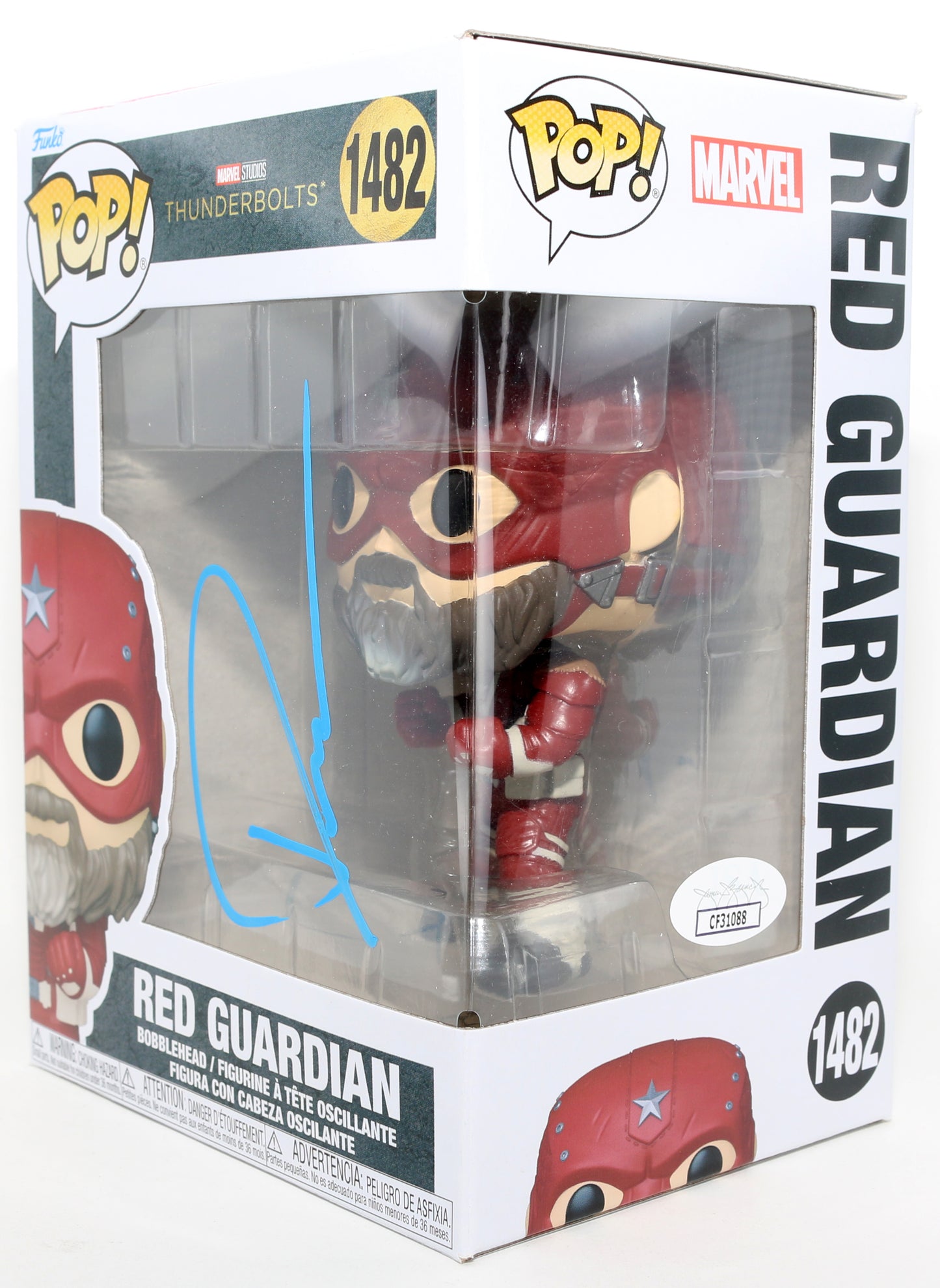 
                  
                    David Harbour as Alexei / Red Guardian in Thunderbolts* / The New Avengers (JSA) Signed Funko POP! #1482
                  
                