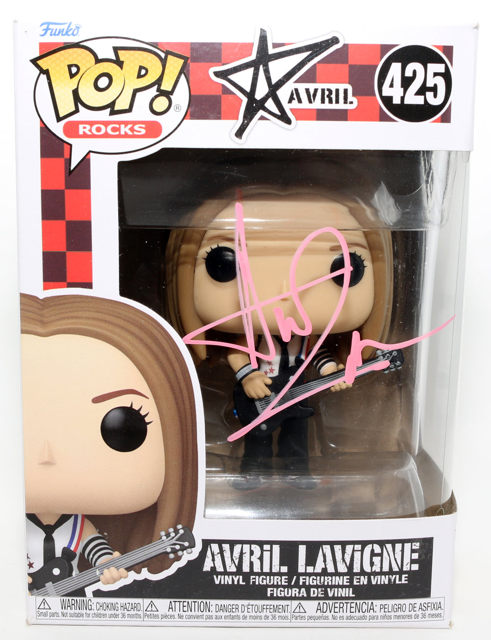 Avril Lavigne Singer & Songwriter Signed Funko POP! #425