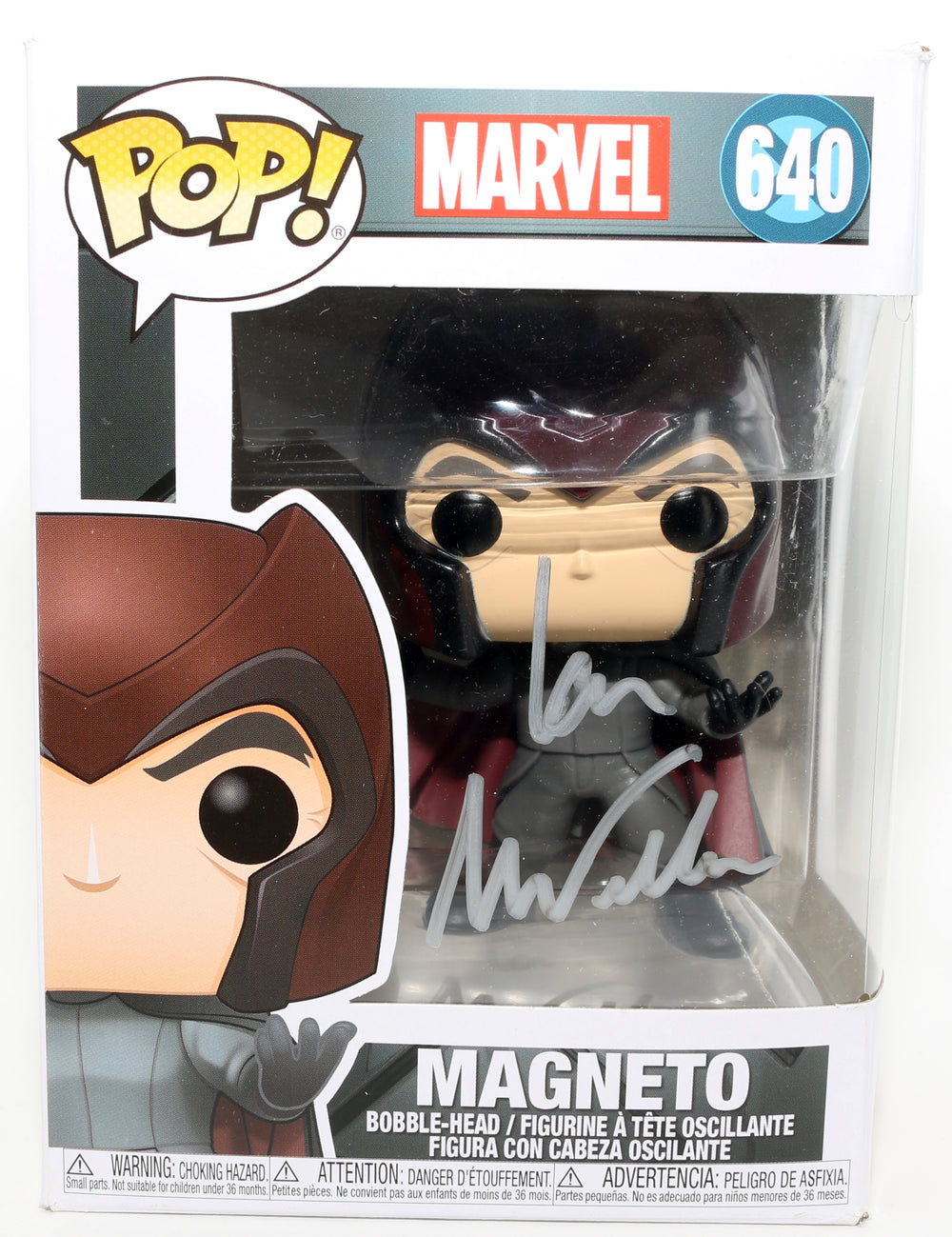 Ian McKellen as Magneto in X-Men: The Last Stand Signed Funko POP! #640
