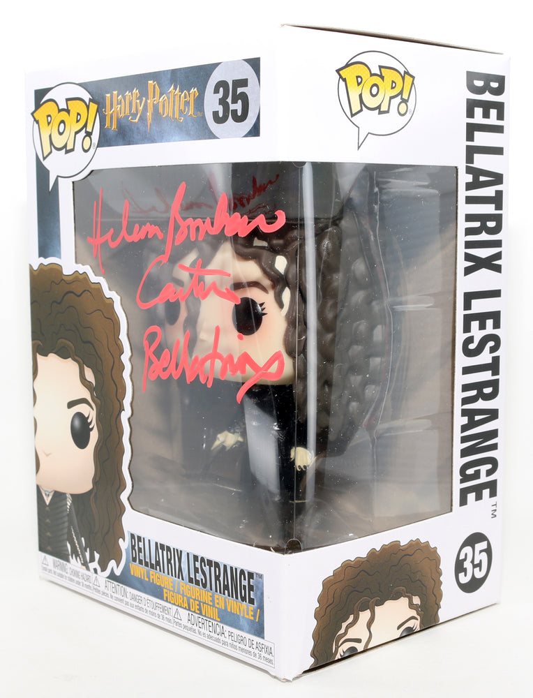 
                  
                    Helena Bonham Carter as Belatrix LeStrange [Black Dress] in Harry Potter & The Goblet of Fire Signed Funko POP! #35 with Character Name
                  
                