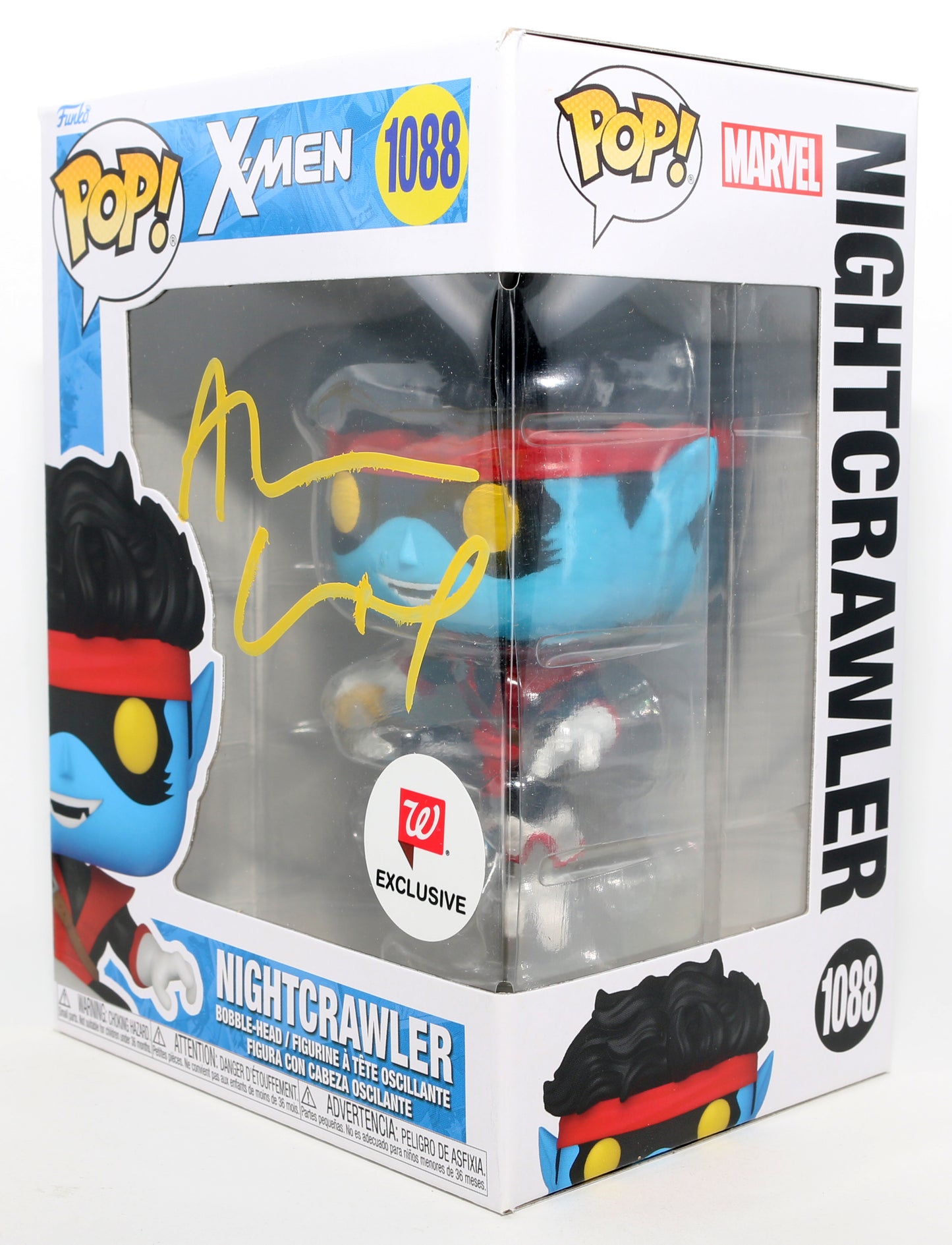 
                  
                    Alan Cumming as Nightcrawler in X2: X-Men United Walgreen's Exclusive Signed Funko POP! #1088
                  
                