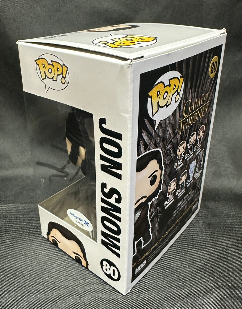 
                  
                    Kit Harington as Jon Snow in Game of Thrones Signed Funko POP! #80 with Character Name & Quote
                  
                