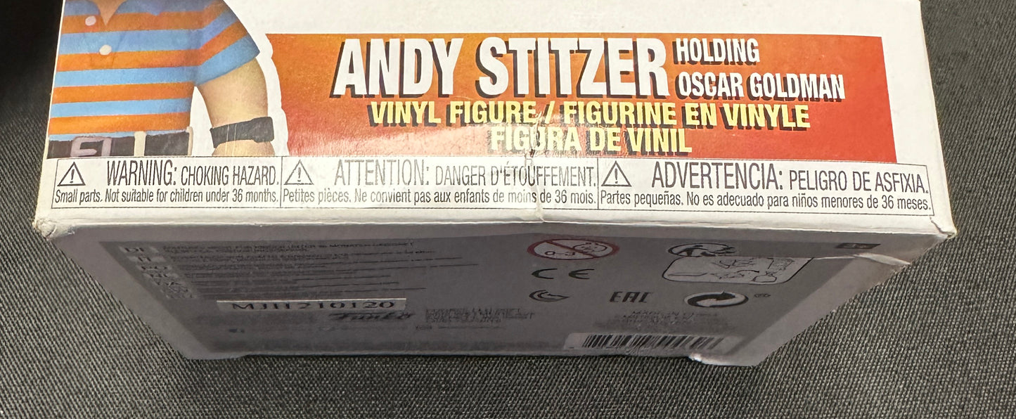 
                  
                    Steve Carell as Andy Stitzer in The 40-Year-Old Virgin Signed Funko POP! #1064
                  
                