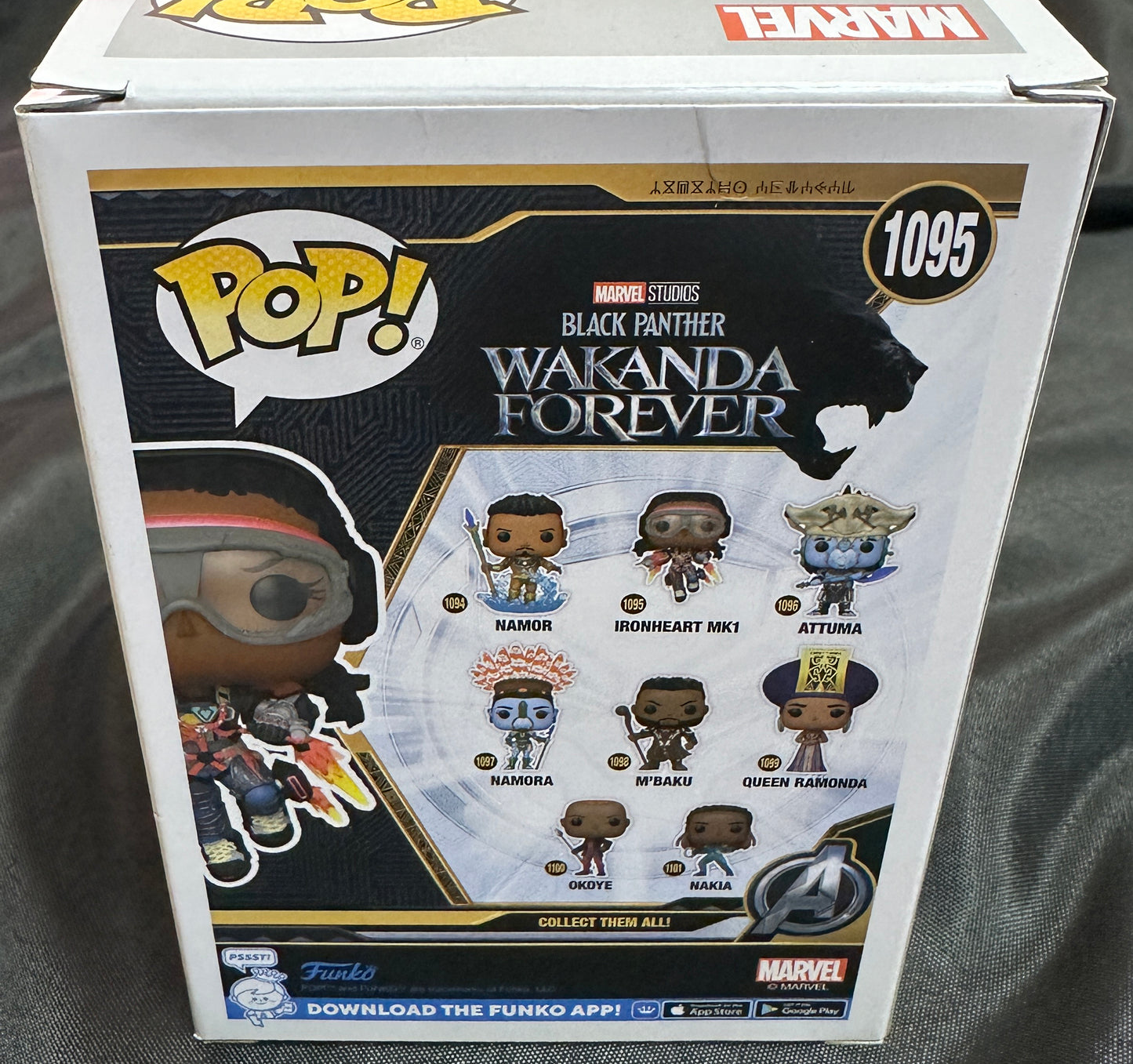 
                  
                    Dominique Thorne as Riri Williams / Ironheart in Black Panther: Wakanda Forever (SWAU) Signed Funko POP! #1095
                  
                