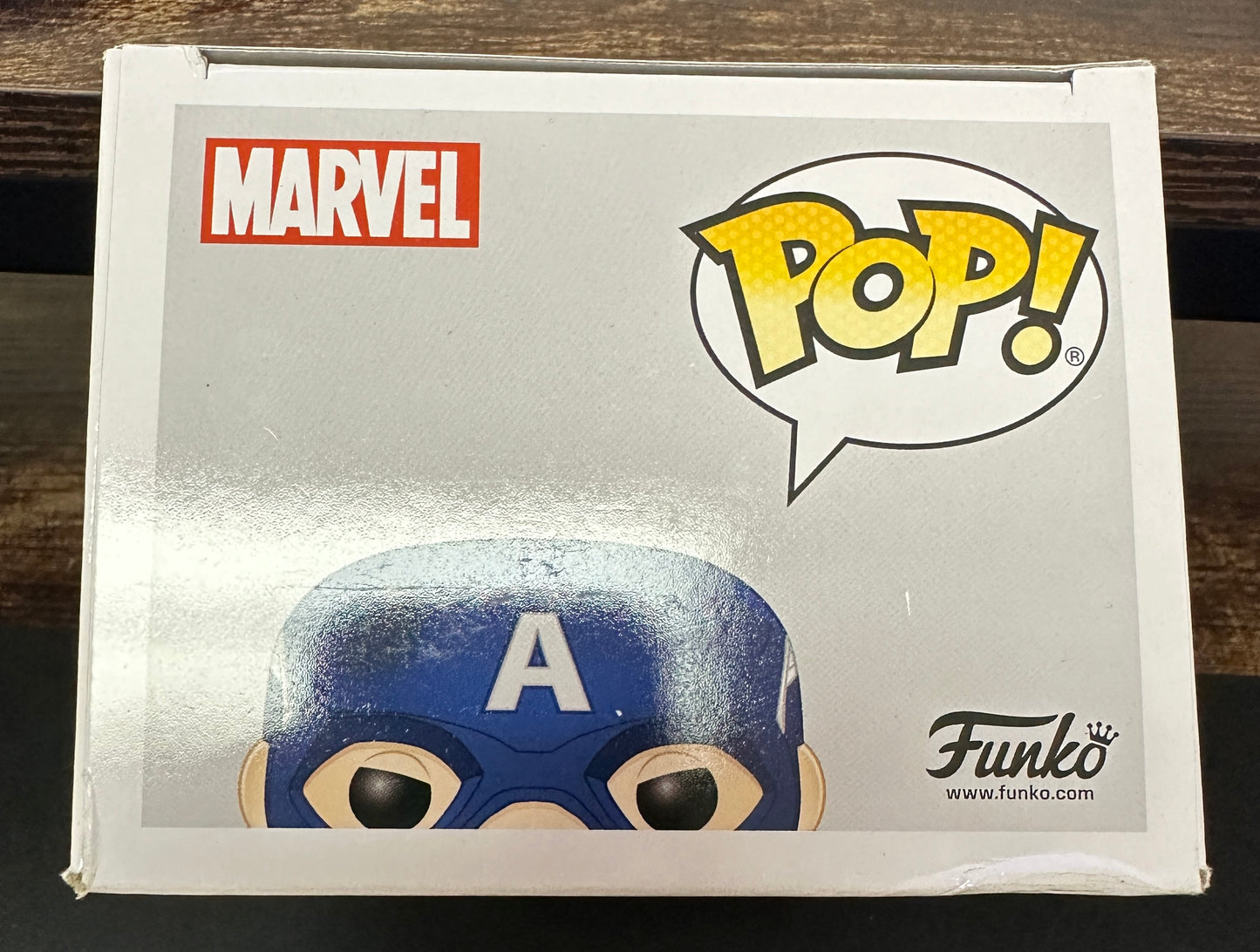 
                  
                    Chris Evans as Captain America in Avengers: Endgame (SWAU) Signed Funko POP! #573
                  
                