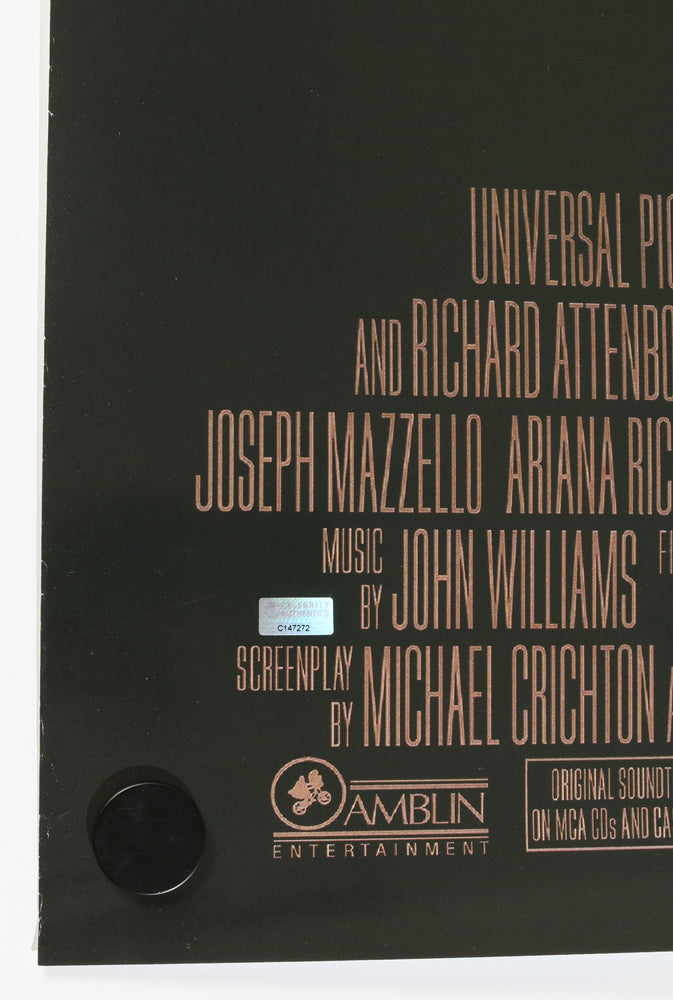 
                  
                    Jurassic Park 27x39 Poster (Celebrity Authentics) Cast Signed by Sam Neill, Laura Dern, & Jeff Goldblum
                  
                