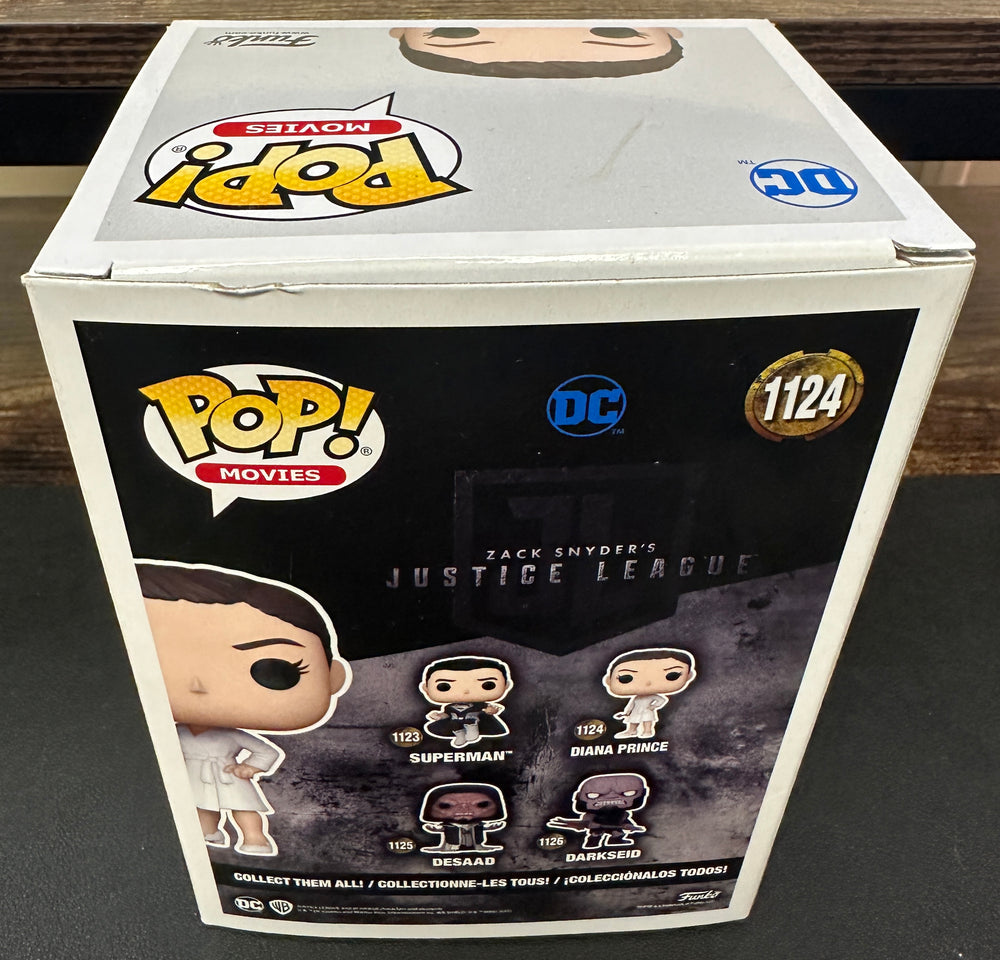 
                  
                    Gal Gadot as Diana Prince / Wonder Woman in Justice League (SWAU) Signed Funko POP! #1124 with Character Name
                  
                
