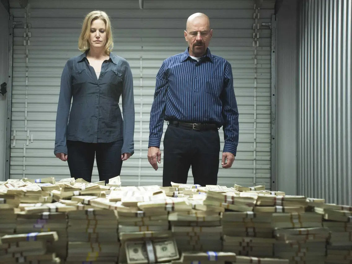 
                  
                    Breaking Bad Stack of Money with Band from Walter White's Criminal Empire TV Prop - 2013
                  
                