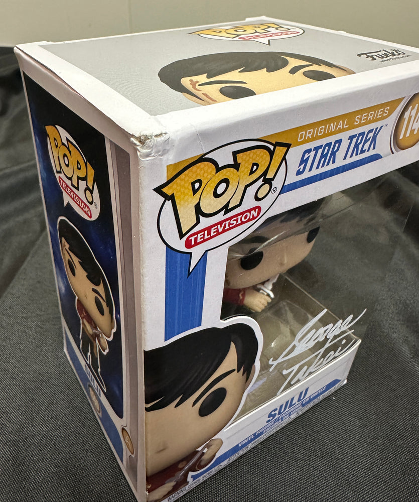 
                  
                    George Takei as Sulu from Star Trek: The Original Series (SWAU) Signed Funko POP! #1140
                  
                